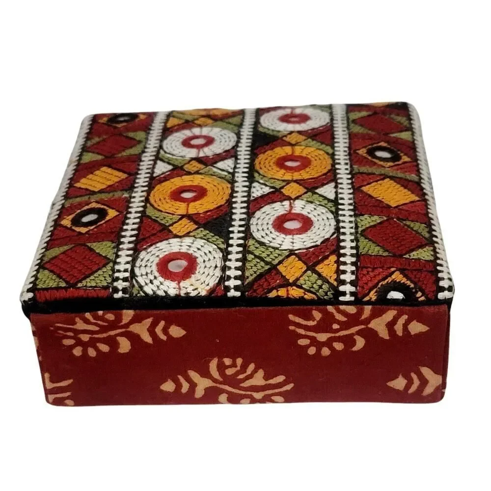 Handmade box embroidered